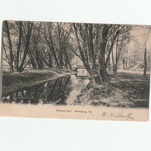 Antique 1900s Post Card Paxiang Park Harrisburg, PA Undivided Back Post Marked